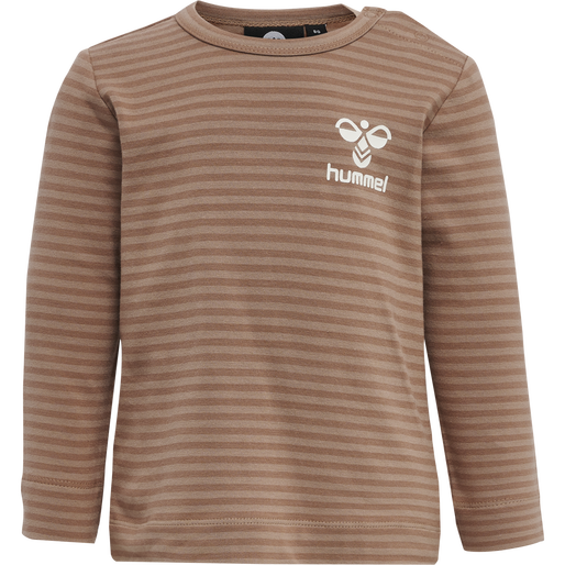 hmlMULLE T-SHIRT L/S, BEAVER FUR, packshot