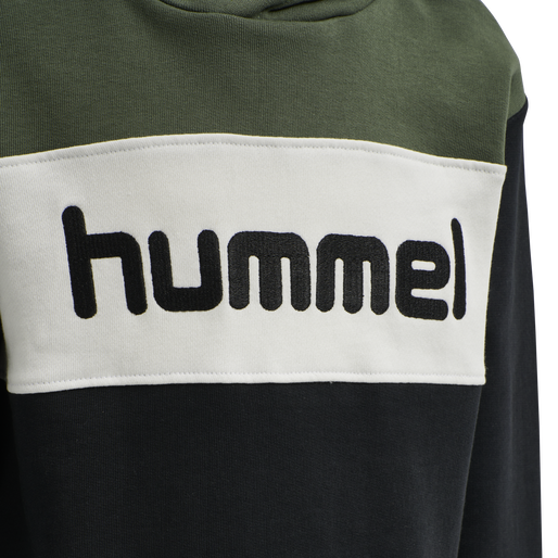 hmlMORTEN HOODIE, THYME, packshot