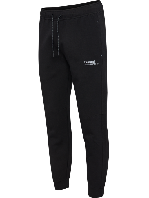 hmlTECH FLEECE REGULAR PANTS, BLACK hmlTECH FLEECE REGULAR PANTS, BLACK, packshot