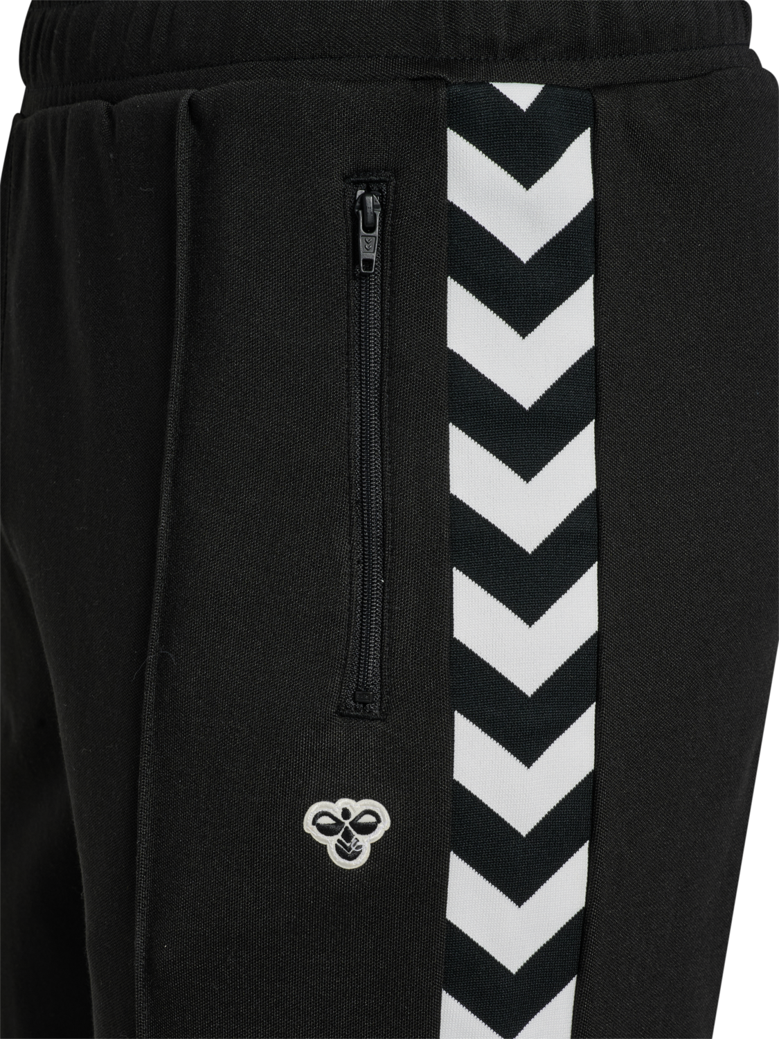 hmlARCHIVE REGULAR POLY PANTS, BLACK, packshot