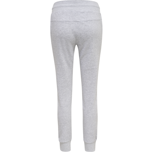 hmlOLIVIA REGULAR PANTS, LIGHT GREY MELANGE, packshot