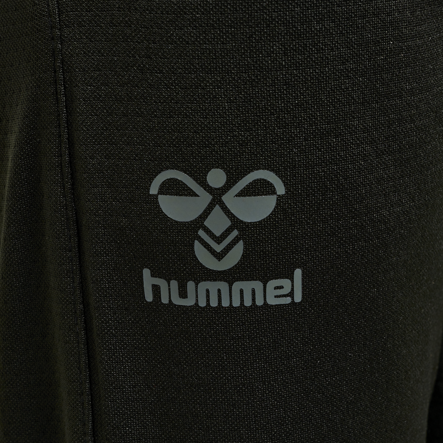 hmlONGRID POLY PANTS KIDS, JET BLACK/FORGED IRON, packshot