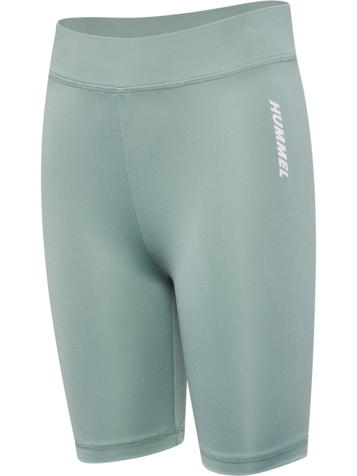 hmlLUNA TIGHTS SHORTS, ICEBERG GREEN, packshot