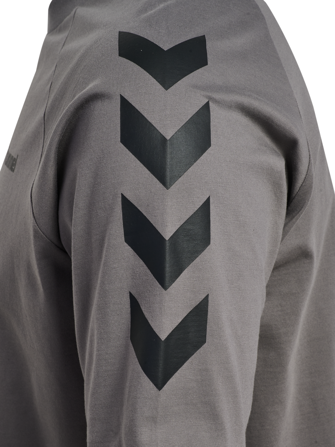hmlKEEPER CHEVRON T-SHIRT S/S, CHARCOAL GRAY, packshot