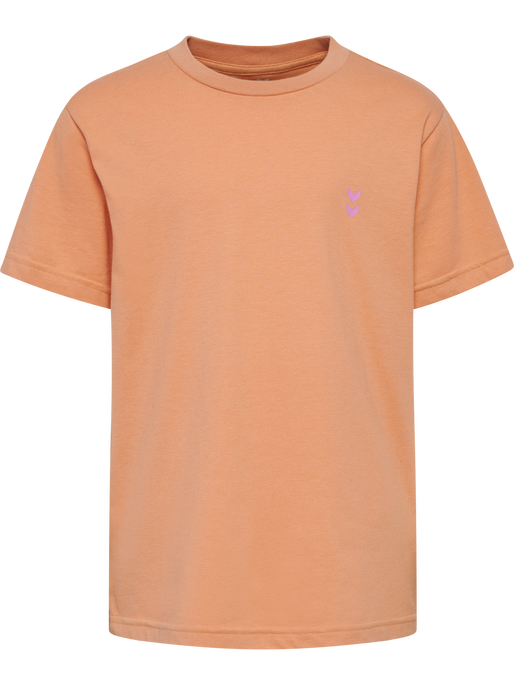 hmlJR PULSE T-SHIRT S/S, PEACH BLOOM hmlJR PULSE T-SHIRT S/S, PEACH BLOOM, packshot