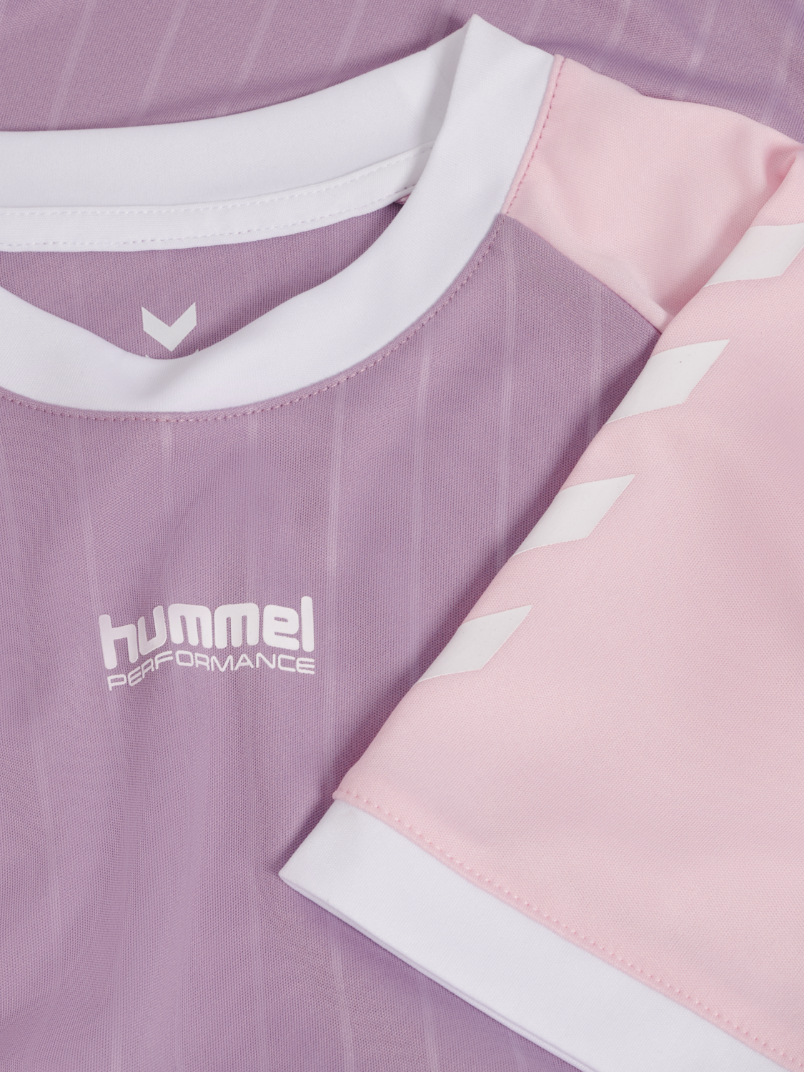 hmlJR STRIPE T-SHIRT S/S, LAVENDER MIST, packshot
