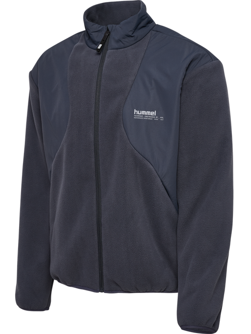 hmlHYBRID FLEECE JACKET, EBONY hmlHYBRID FLEECE JACKET, EBONY, packshot