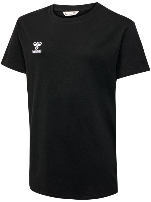 hmlGO 2.0 T-SHIRT S/S KIDS, BLACK, packshot
