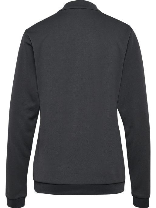 hmlAUTHENTIC PL ZIP JACKET WOMAN, ASPHALT, packshot