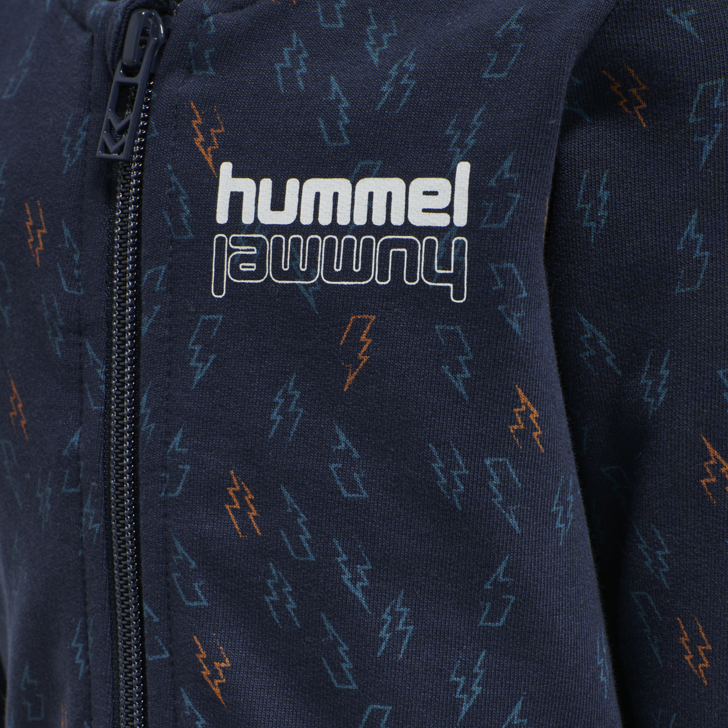 hmlTHUNDER ZIP JACKET, BLACK IRIS, packshot