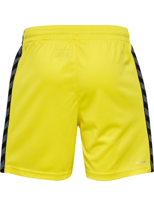 hmlAUTHENTIC PL SHORTS KIDS, BLAZING YELLOW, packshot