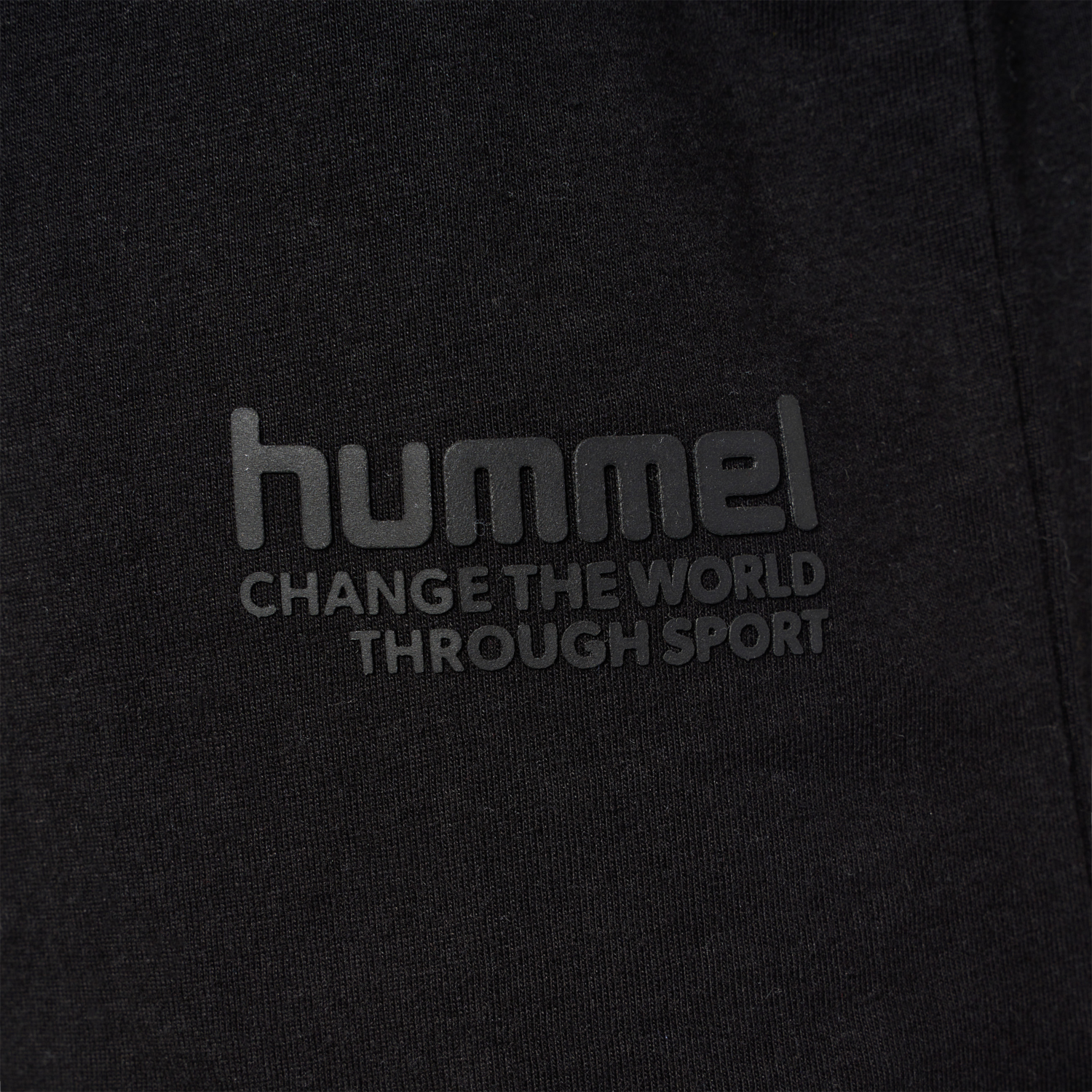 hmlPURE T-SHIRT S/S, BLACK, packshot