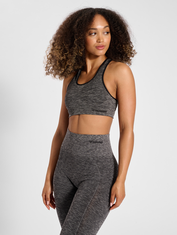 hummel CLEA SEAMLESS SPORTS TOP - CLIMBING IVY