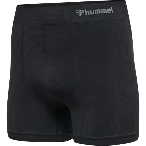 hmlJACK SEAMLESS BOXERS 2-PACK, BLACK/BLACK hmlJACK SEAMLESS BOXERS 2-PACK, BLACK/BLACK, packshot