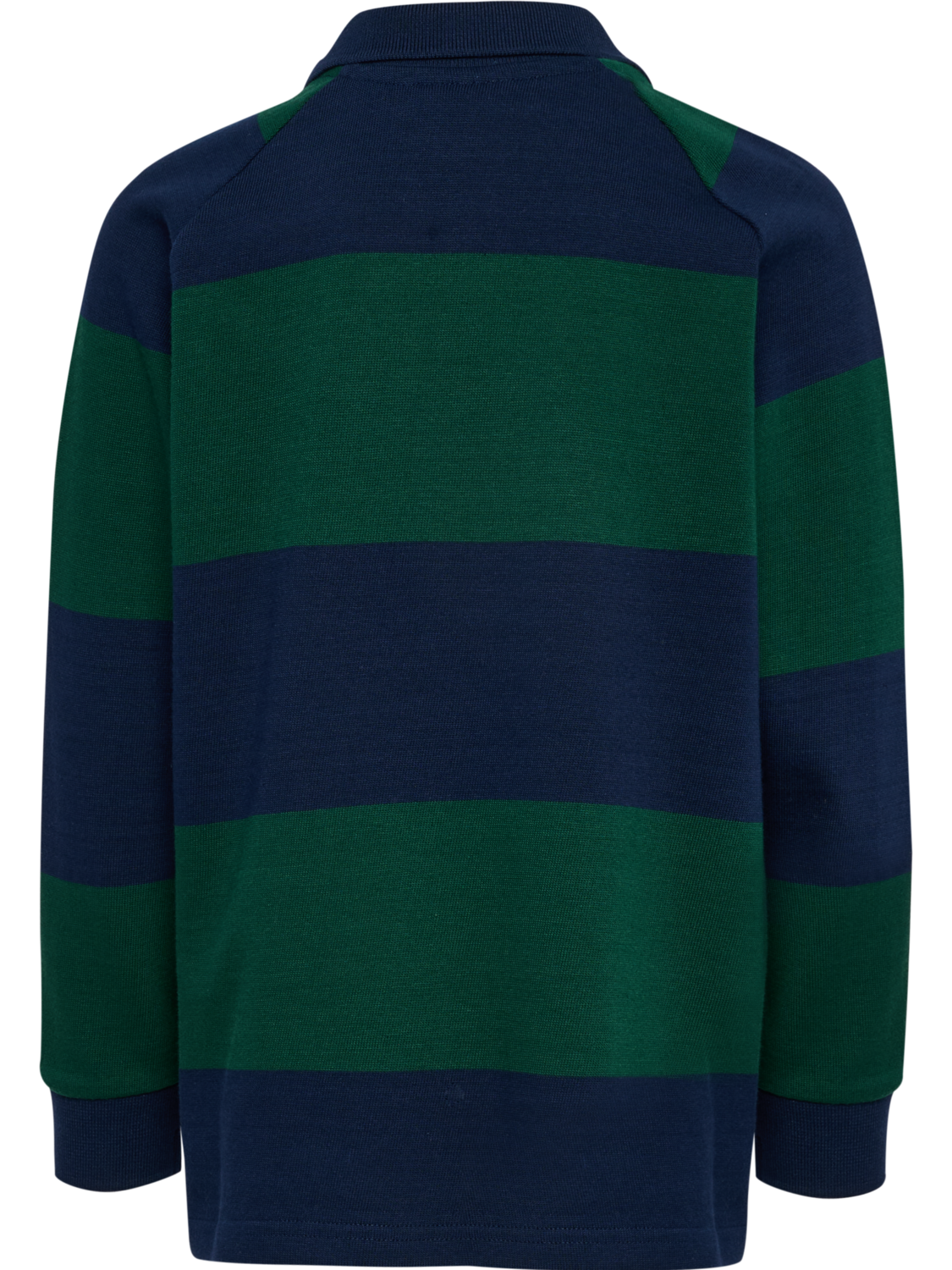 hmlJR LOOSE STRIPED POLO L/S, DRESS BLUES, packshot