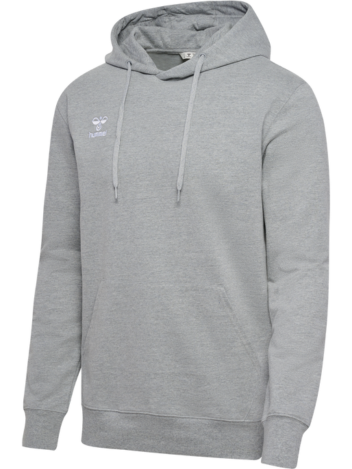 hmlGO 2.0 HOODIE, GREY MELANGE, packshot
