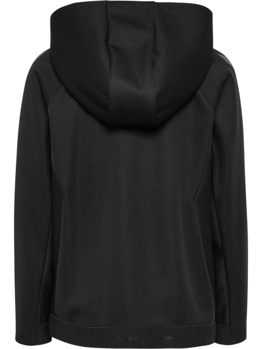 hmlCIMA 2.0 ZIP HOODIE KIDS, BLACK hmlCIMA 2.0 ZIP HOODIE KIDS, BLACK, packshot