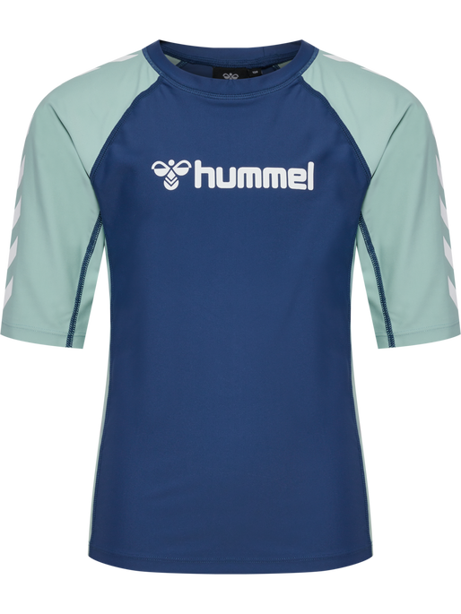 hmlFIJI SWIM TEE, DARK DENIM hmlFIJI SWIM TEE, DARK DENIM, packshot