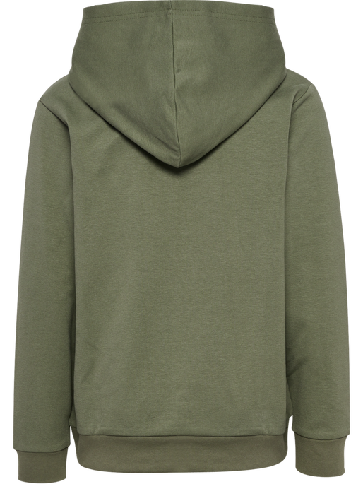 hmlTUKAS HOODIE, DUSTY OLIVE, packshot