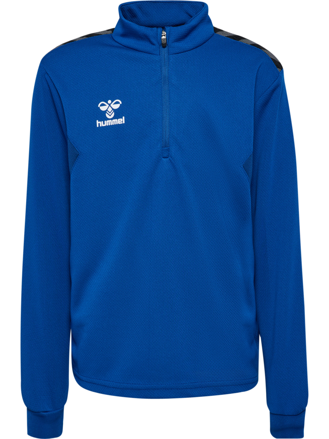 hmlAUTHENTIC HALF ZIP SWEAT KIDS, TRUE BLUE, packshot