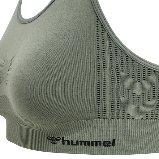 hmlMT SHAPING SEAMLESS SPORTS TOP, LILY PAD, packshot