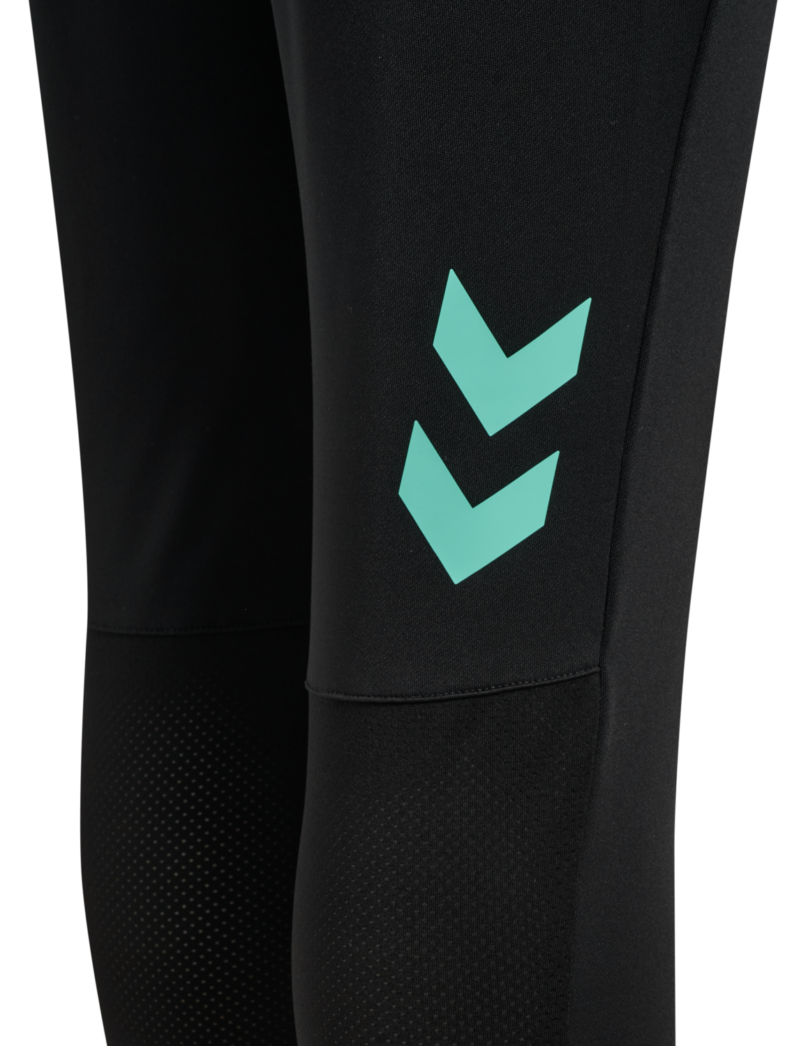 hmlBLAZE 2.0 TRAINING PANTS KIDS, BLACK/POOL BLUE, packshot