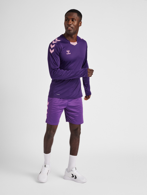 hmlCORE XK POLY JERSEY L/S, ACAI, model
