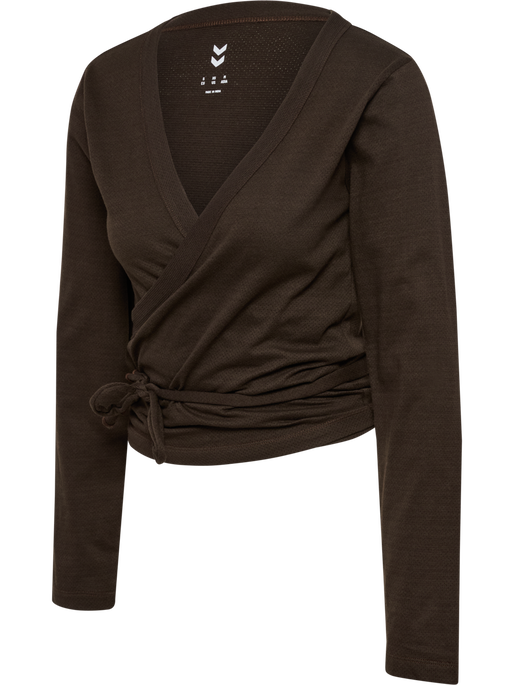 hmlYOGA CANJA WRAP BLOUSE, DELICIOSO hmlYOGA CANJA WRAP BLOUSE, DELICIOSO, packshot