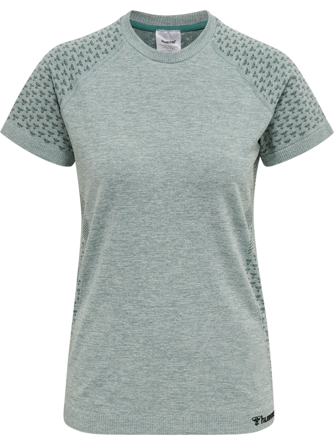 hmlCI SEAMLESS T-SHIRT, NORTH ATLANTIC MELANGE, packshot
