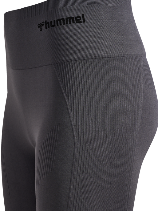 hmlTIF SEAMLESS HIGH WAIST TIGHTS, BLACKENED PEARL, packshot