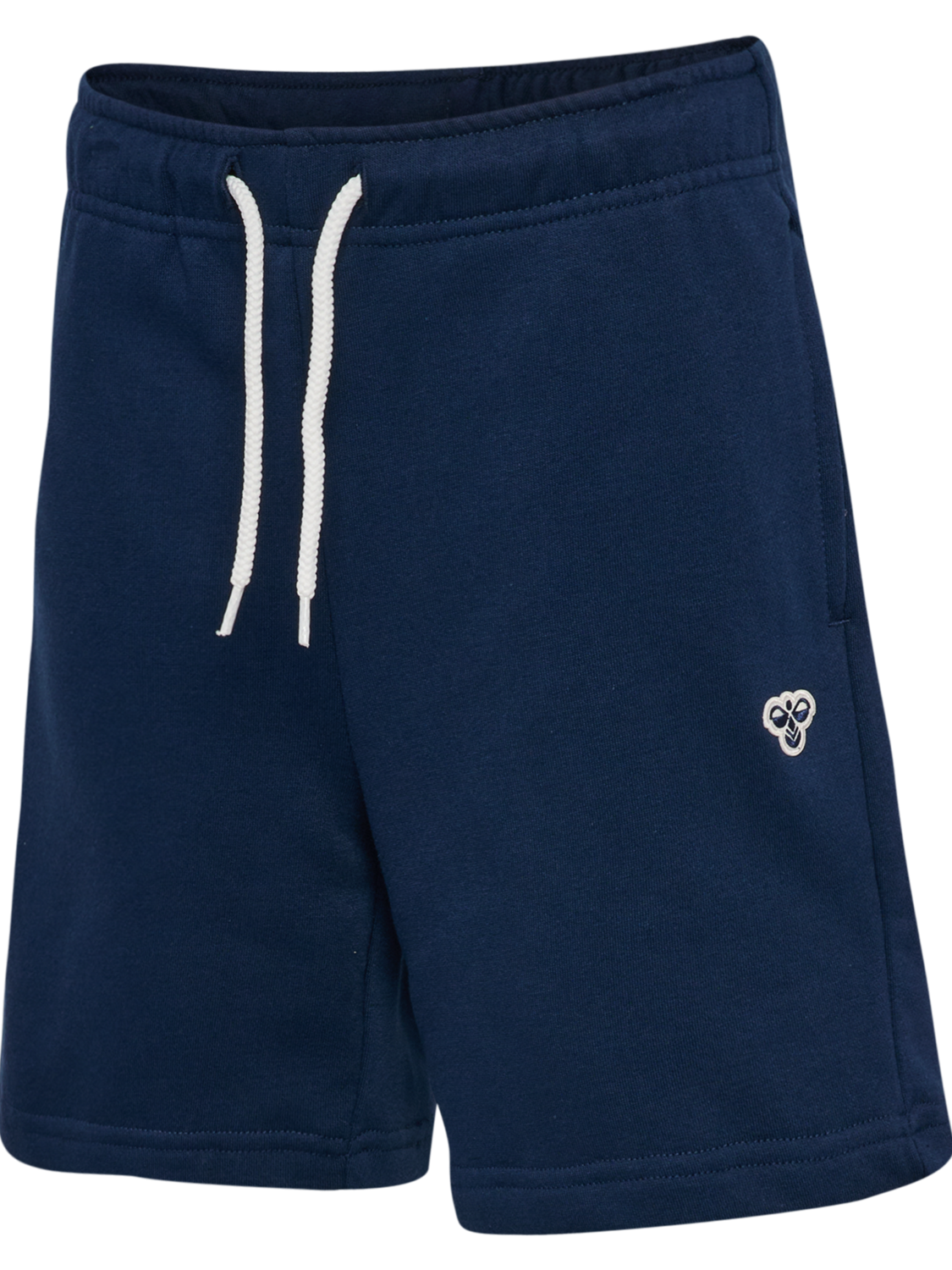 hmlJR LOOSE SWEAT SHORTS BEE, DRESS BLUES, packshot