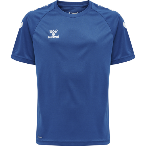 hmlCORE XK CORE POLY TEE S/S KIDS, TRUE BLUE hmlCORE XK CORE POLY TEE S/S KIDS, TRUE BLUE, packshot
