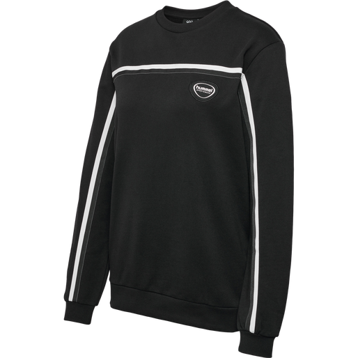 hmlLGC MAI BOXY SWEATSHIRT, BLACK, packshot