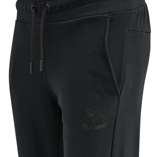hmlNONI 2.0 REGULAR PANTS, BLACK, packshot