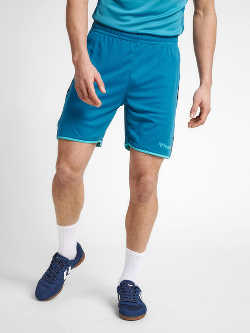 hmlAUTHENTIC POLY SHORTS, CELESTIAL, model