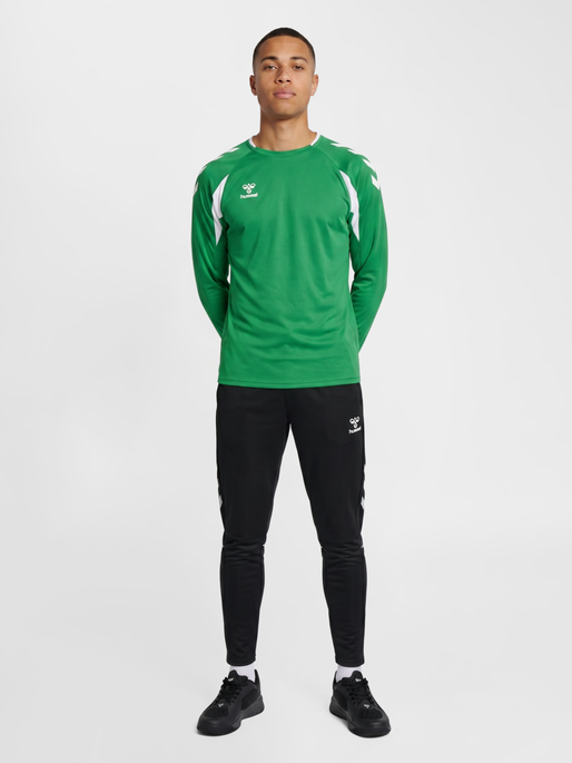 hmlCORE 2.0 CREW NECK, JELLY BEAN/WHITE, model