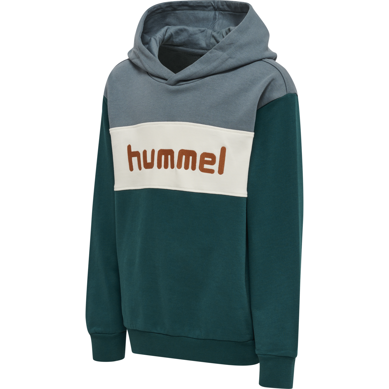hmlMORTEN HOODIE, DEEP TEAL, packshot