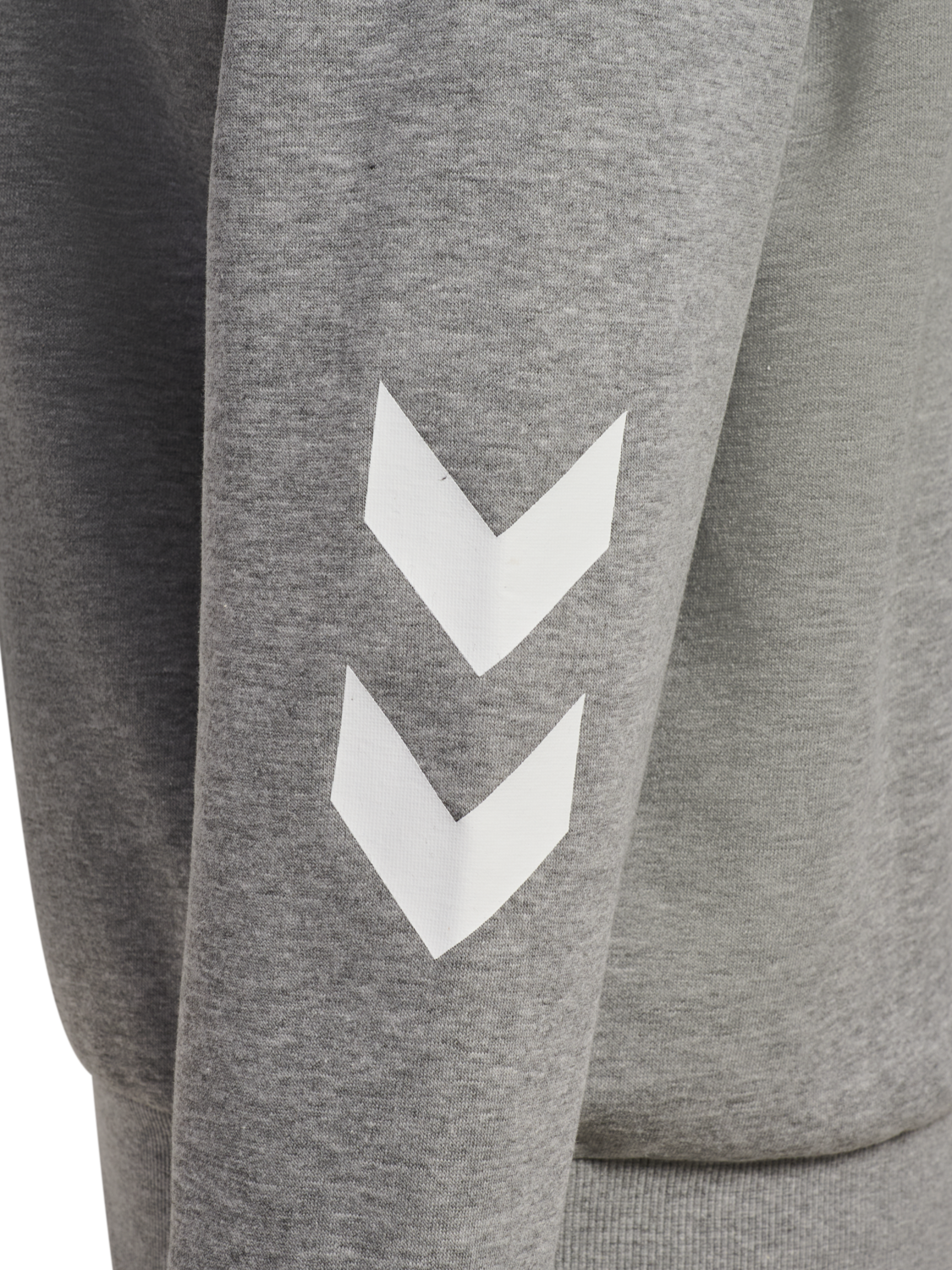 hmlLEGACY 2.0 W HOODIE, GREY MELANGE, packshot