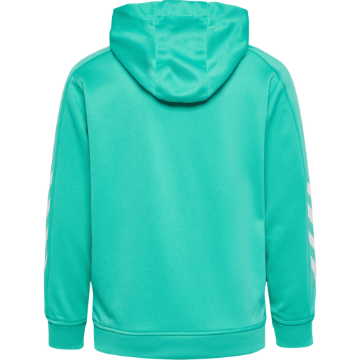 hmlPROMO KIDS POLY HOODIE, ATLANTIS, packshot