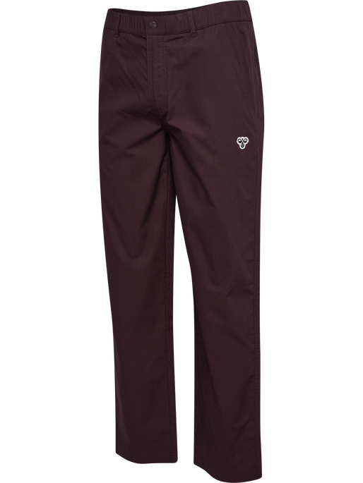 hmlCHINO PANT BEE, CHOCOLATE PLUM, packshot
