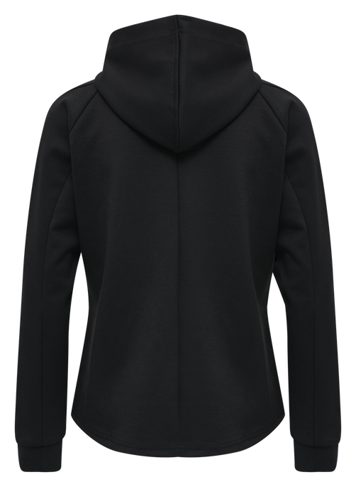 hmlESSI ZIP HOODIE, BLACK, packshot