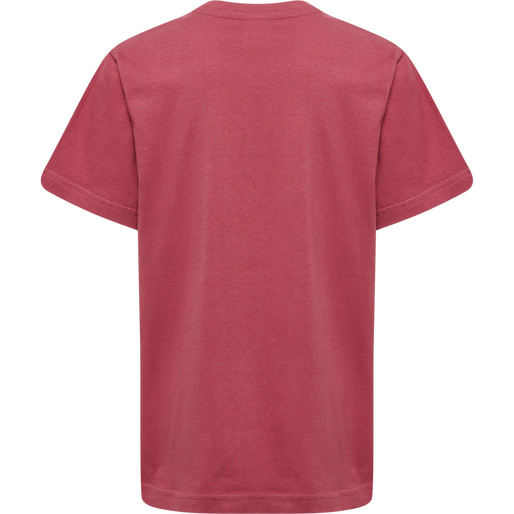 hmlTRES T-SHIRT S/S, EARTH RED, packshot