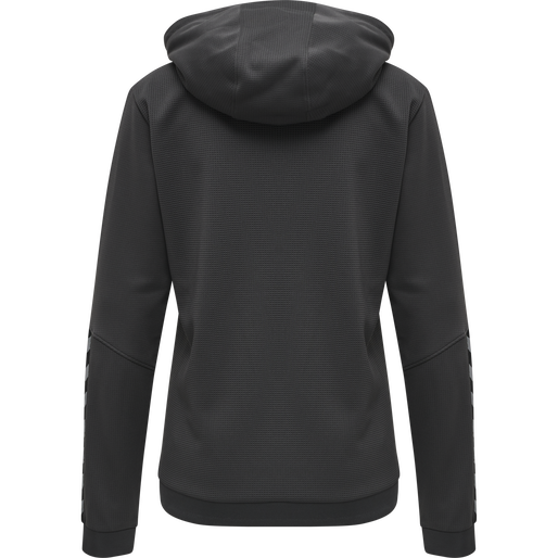 hmlAUTHENTIC POLY HOODIE WOMAN, ASPHALT hmlAUTHENTIC POLY HOODIE WOMAN, ASPHALT, packshot