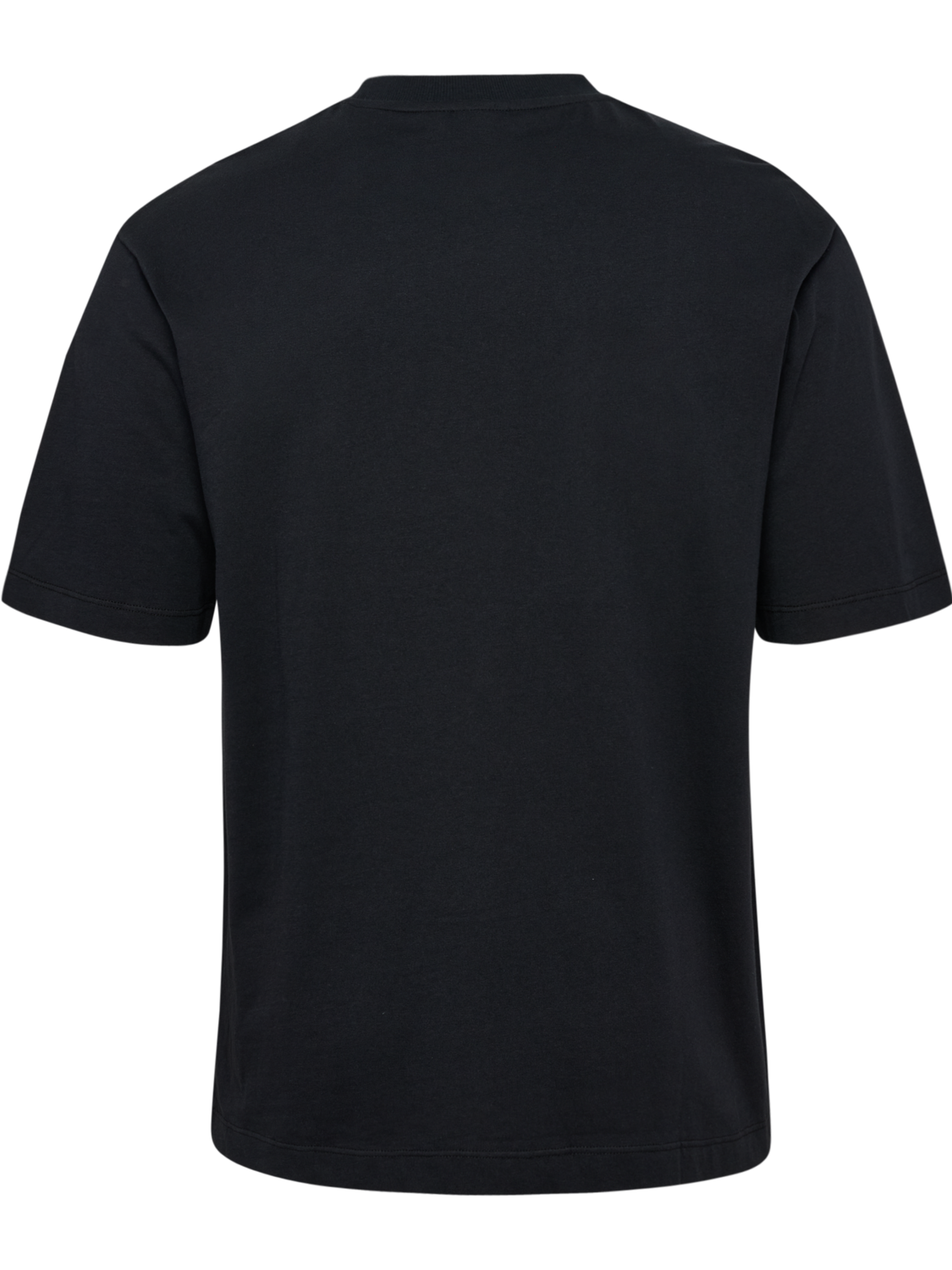 hmlCLUB LOGO T-SHIRT S/S, BLACK, packshot