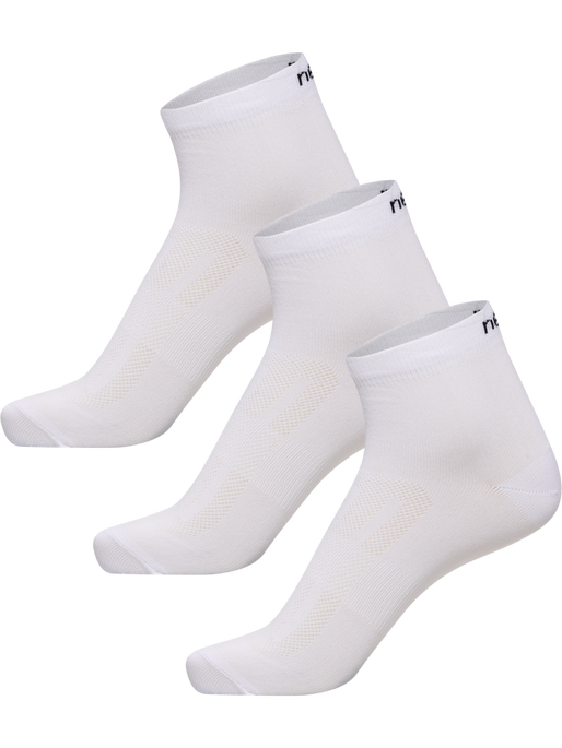 nwlDO FUNCTIONAL ANKLE SOCKS 3-PACK, WHITE, packshot