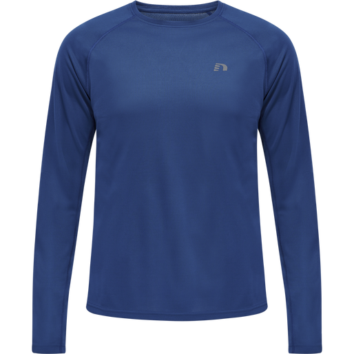 MEN CORE RUNNING T-SHIRT L/S, TRUE BLUE MEN CORE RUNNING T-SHIRT L/S, TRUE BLUE, packshot
