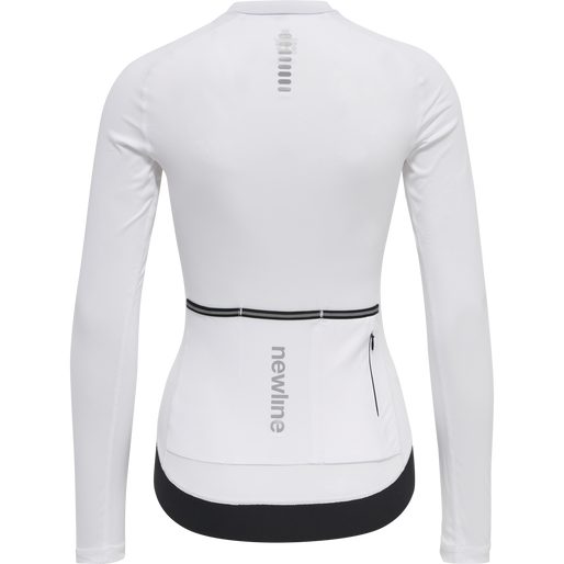 WOMENS CORE BIKE L/S JERSEY, WHITE, packshot