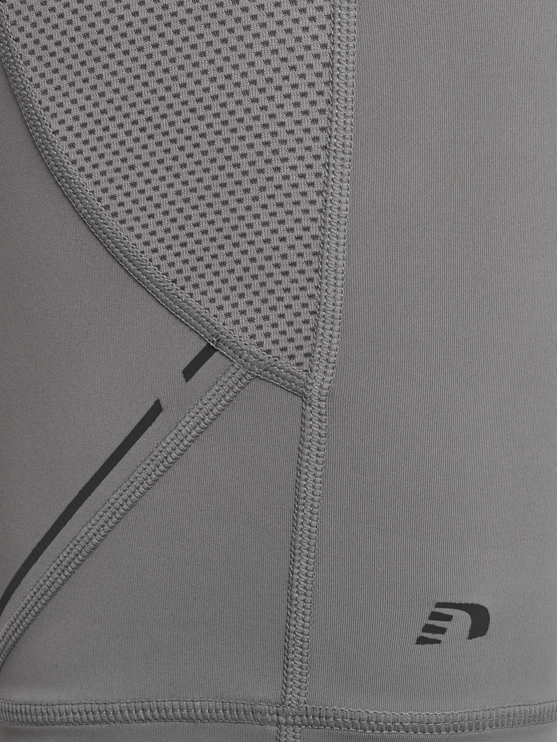 nwlRACE HW POCKET W SHORT TIGHTS, TITANIUM, packshot