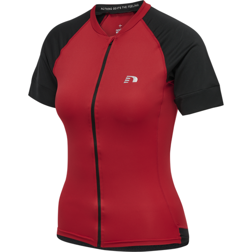 WOMENS CORE BIKE JERSEY, TANGO RED, packshot