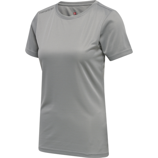 WOMEN CORE FUNCTIONAL T-SHIRT S/S, SHARKSKIN, packshot